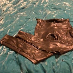 Faux leather Spanx